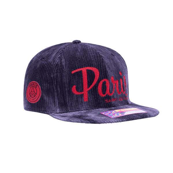 Paris Saint-Germain Fan Ink Open Snapback Hat